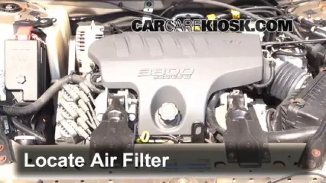 2003 Buick Regal LS 3.8L V6 Air Filter (Engine) Replace